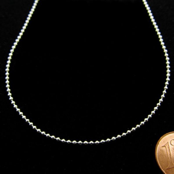 Kugelkette aus 925 Silber
