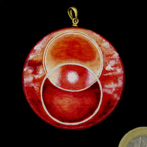 Amulett Lichtgeometrie "Mandorla" - Unikat Nr. 534