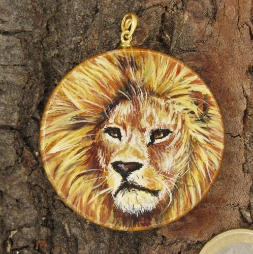 Produktbild Amulett Krafttier Löwe - Unikat Nr. 231