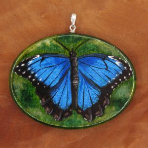 Produktbild für Amulett "Krafttier Schmetterling" (Morphofalter)